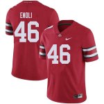 Men's Ohio State Buckeyes #46 Madu Enoli Red Nike NCAA College Football Jersey January ZVN6544JO